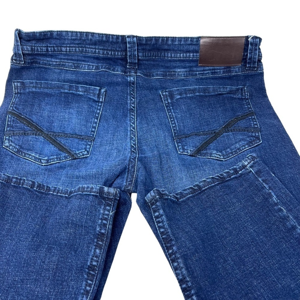 Axel Mens Slim Boot Dark Wash Blue Jeans Size 40 W 29 L Stretch Wear Harder - Picture 11 of 14